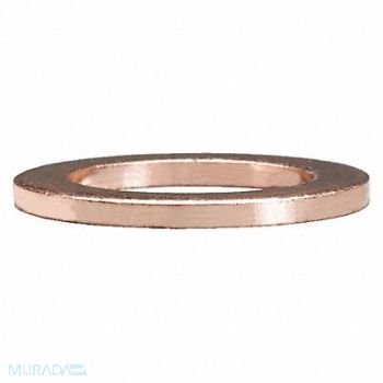 SUR R Brake Line Washer Copper 3/8 Tube PK10, 52HH34