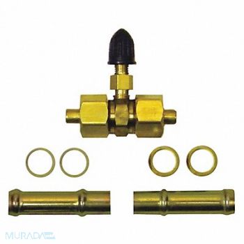 SUR R In-Line Schrader Valve Automotive Gold, 52HJ17
