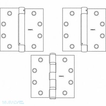STANLEY Spring Hinge Set Prime Coat Gray PK3, 52HL15