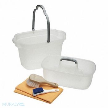 ABILITY ONE Bucket Set 4 gal White, 52HT98