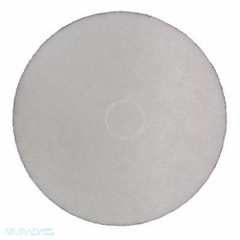 ABILITY ONE Polishing Pad White Size 12 PK5, 52HU12