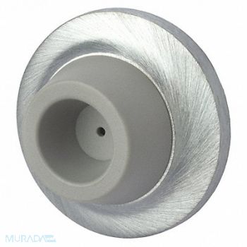 ROCKWOOD Concave Door Stop with Bumper Gray 1 H, 52HU32