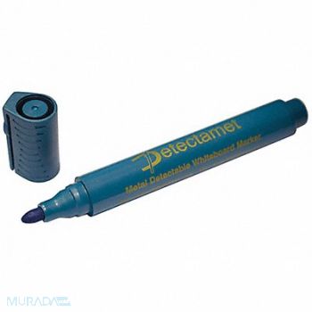 DETECTAMET INC. Dry Erase Marker Set Round Blue PK10, 52HV20
