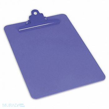 DETECTAMET INC. Clipboard Letter Size Plastic Blue, 52HW02