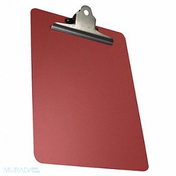 DETECTAMET INC. Clipboard Letter Size Plastic Red, 52HW05