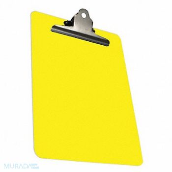 DETECTAMET INC. Clipboard Letter Size Plastic Yellow, 52HW08