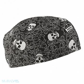 CHILL-ITS BY ERGODYNE High Performance Cap Black/White, 52HZ91