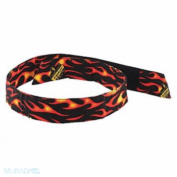 CHILL-ITS BY ERGODYNE Evaporative Cooling Bandana Orange, 52HZ98