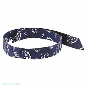 CHILL-ITS BY ERGODYNE Evaporative Cooling Bandana Navy, 52JA02