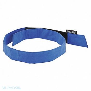 CHILL-ITS BY ERGODYNE Evaporative Cooling Bandana Blue, 52JA03