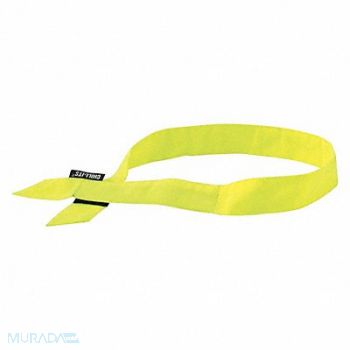CHILL-ITS BY ERGODYNE Evaporative Cooling Bandana Lime, 52JA04