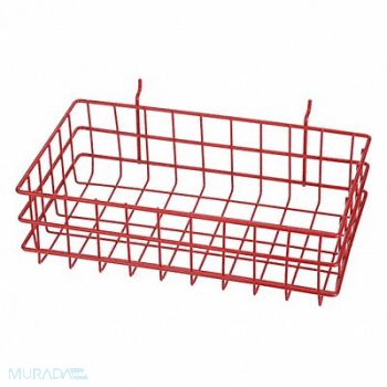 MARLIN STEEL WIRE PRODUCTS Storage Basket Rectangular Steel, 52JA83