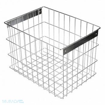 MARLIN STEEL WIRE PRODUCTS Storage Basket Rectangular Steel, 52JA92