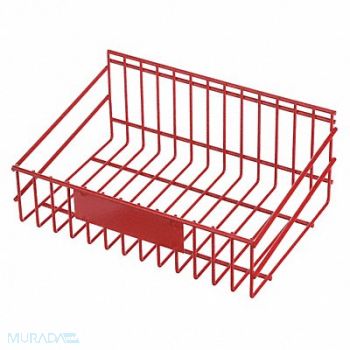 MARLIN STEEL WIRE PRODUCTS Storage Basket Rectangular Steel, 52JA98