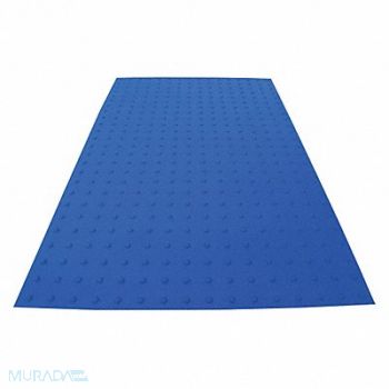 SAFETYSTEPTD ADA Warning Pad Blue 5 ft L No Anchors, 52JD23