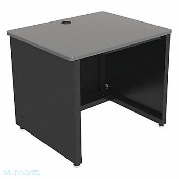 VERSA PRODUCTS Enclosed Desk CD Series 36 W Gray Top, 52JD58