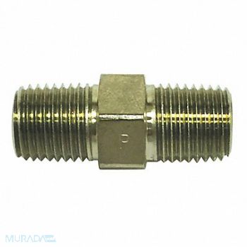 PARKER Hose Adapter 1/8 NPTF 1/4 NPTF, 52JF67