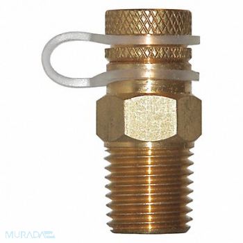 WINTERS Pressure Test Plug Brass 1/4 in NPT, 52JG26