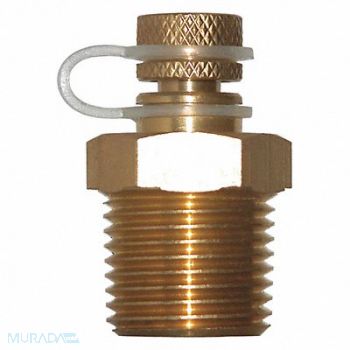 WINTERS Pressure Test Plug Brass 1/2 in NPT, 52JG27