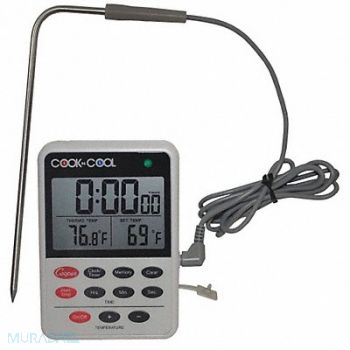 COOPER ATKINS Digital Thermometer LCD Immersion Probe, 52JJ12