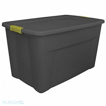 STERILITE Storage Tote Gray Polypropylene, 52JM09
