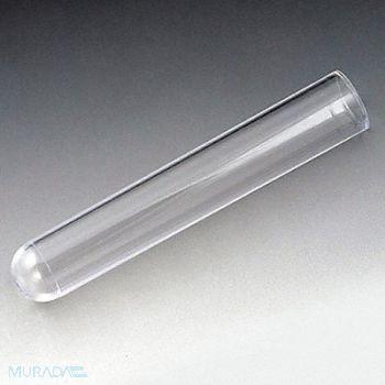 GLOBE SCIENTIFIC Test Tube 5mL 75mm L PS PK1000, 52JW08