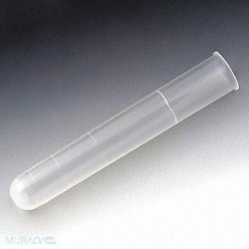 GLOBE SCIENTIFIC Test Tube 12mL 100mm L PP PK2000, 52JW15