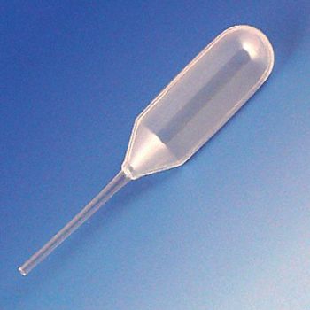 GLOBE SCIENTIFIC Transfer Pipette 1.3mL 51mm L PK500, 52JX39