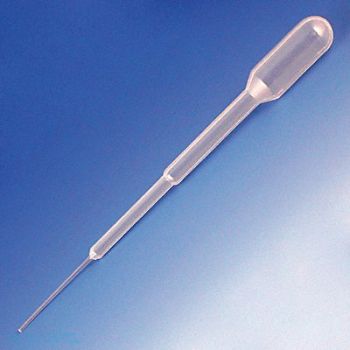 GLOBE SCIENTIFIC Transfer Pipette 1.5mL 104mm L PK400, 52JX40