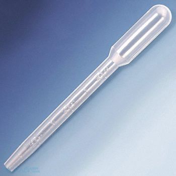 GLOBE SCIENTIFIC Transfer Pipette 124mm L PK500, 52JX51