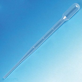 GLOBE SCIENTIFIC Transfer Pipette 5mL 155mm L PK500, 52JX62