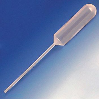 GLOBE SCIENTIFIC Transfer Pipette 15mL 155mm L PK250, 52JX80