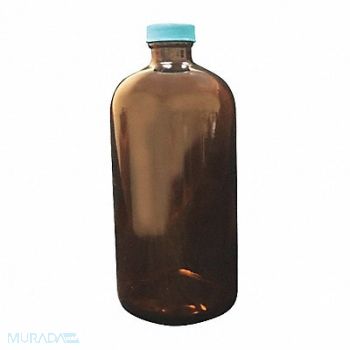 LAB SAFETY SUPPLY Safety Coated Bottle 2500mL Gls Wide PK6, 52KA28