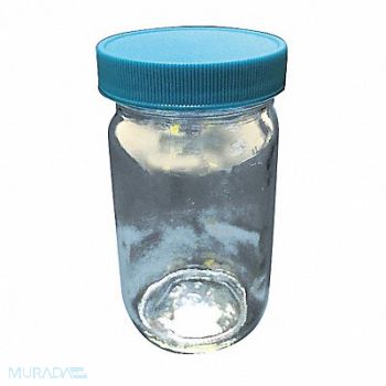 LAB SAFETY SUPPLY Safety Coated Bottle 1000mL Gls PK12, 52KA42