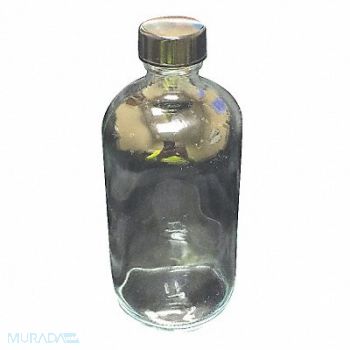 LAB SAFETY SUPPLY Bottle 950mL Glass Narrow PK12, 52KA54