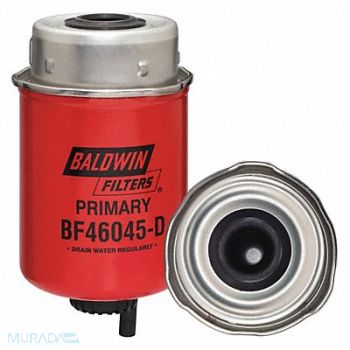 BALDWIN FILTERS Fuel Filter 3-1/2 L x 3-1/2 W x 6-5/16 H, 52KA78