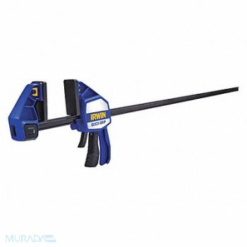 IRWIN INDUSTRIAL TOOL CO. Bar Clamp 50 Cap. 3-5/8 Throat Depth, 52LA93