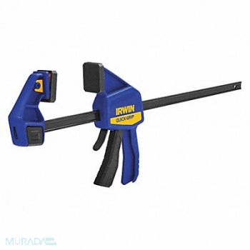IRWIN INDUSTRIAL TOOL CO. Bar Clamp 18 Cap. 3-1/4 Throat Depth, 52LA96
