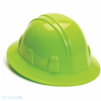 CONDOR J5423 Hard Hat Type 1 Class E Hi-Vis Green, 52LD10
