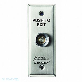 ALARM CONTROLS Exit Delay Timer Push to Exit Button SS, 52ND22