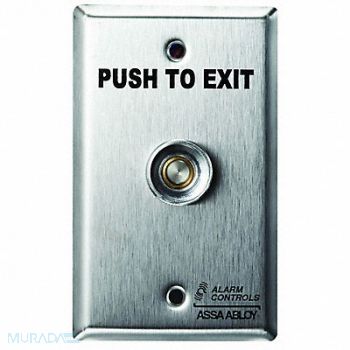 ALARM CONTROLS Exit Delay Timer Push to Exit Button SS, 52ND23