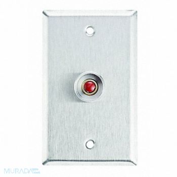 ALARM CONTROLS Wall Plate Single Gang Stainless Steel, 52ND32