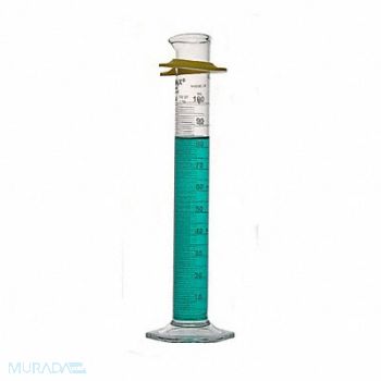 KIMBLE Graduated Cylinder 330mm H 250mL PK4, 52NK30