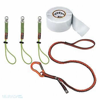 ERGODYNE Tool Tethering Kit 3 Attachments, 52NN47
