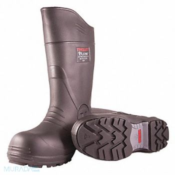 TINGLEY J5372 Rubber Boot Men s 15 Knee Black PR, 52NT22