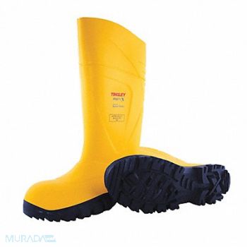 TINGLEY Rubber Boot Men s 9 Knee Yellow PR, 52NT28
