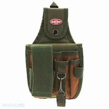 BUCKET BOSS Green Tool Pouch Polyester, 52NZ08