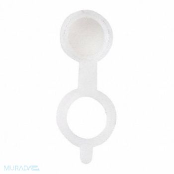 WESTWARD Fitting Cap 45 Deg PP 55/64 L Wht PK10, 52NZ19