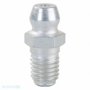 WESTWARD Grease Fitting Straight Stl 11/16 L PK10, 52NZ28