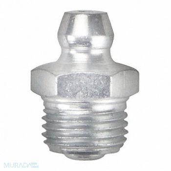 WESTWARD Grease Fitting Straight Stl 21/32 L PK10, 52NZ29